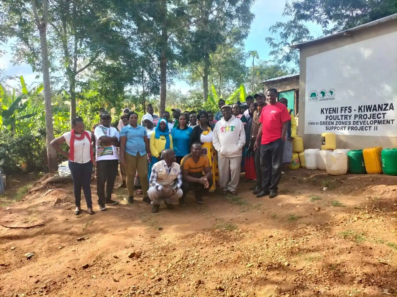 Photograph from exchange visit observed in Kenya