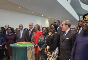St. Kitts and Nevis participants on Africa Day 2025 at United Nations