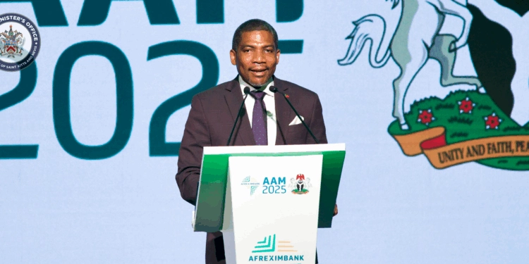 Prime Minister Dr. Terrance Drew at 32nd Annual Meetings of the African Export-Import Bank (Afreximbank) in Abuja, Nigeria