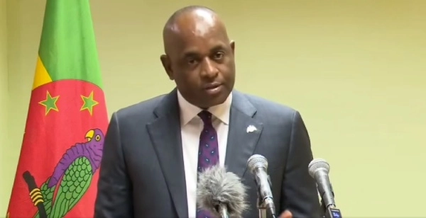 Prime Minister Roosevelt Skerrit in press conference over US visa ban on Dominica