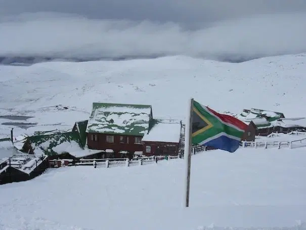 Snowfall in South Africa