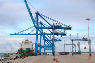 Photograph of Lamu Port in Kenya