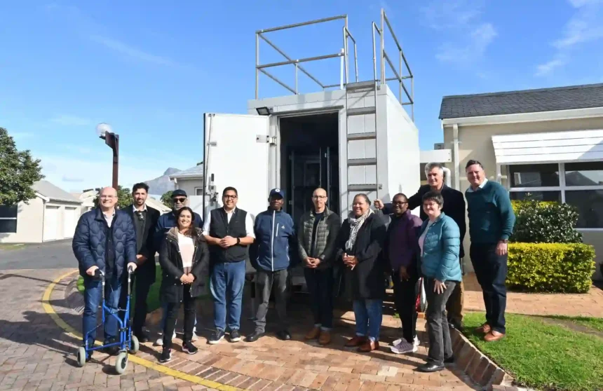 Councillor Zahid Badroodien with team to examine Air Quality in Milnerton Lagoon, Cape Town