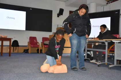 Young learners at Disaster Risk Mitigation programme in Cape Town