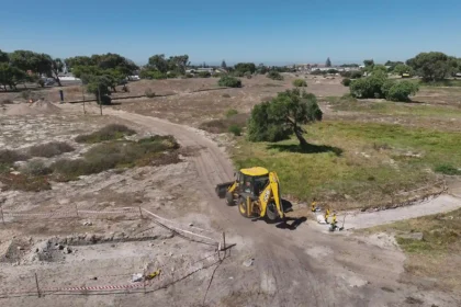 Construction at Princess Vlei, an upcoming project in Cape Town