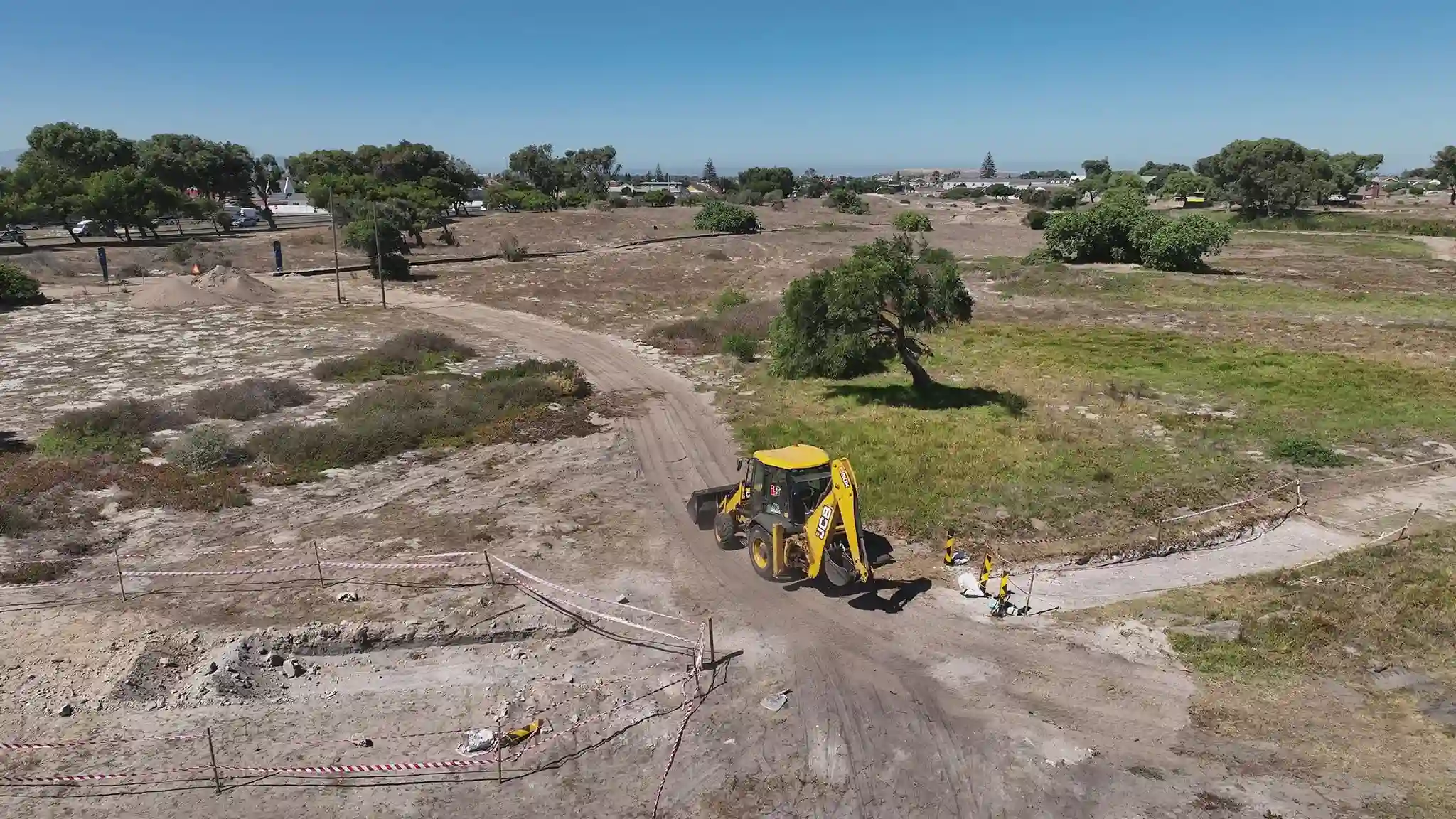 Construction at Princess Vlei, an upcoming project in Cape Town