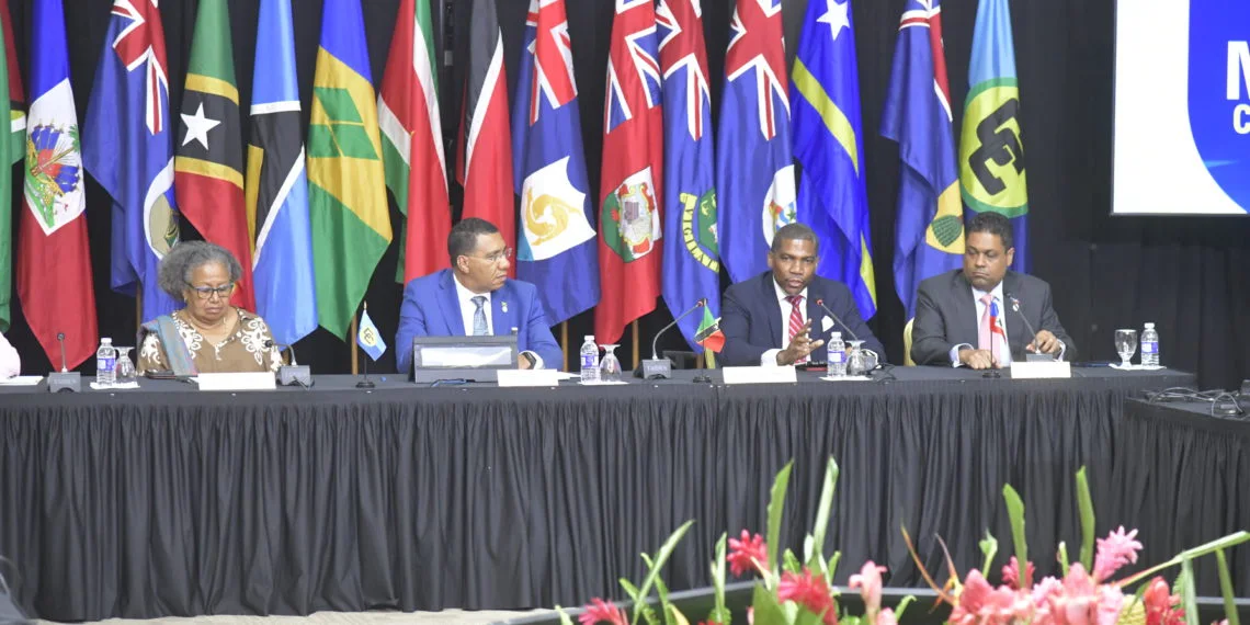 PM Terrance Drew in Jamaica at 49th CARICOM Regular Meeting