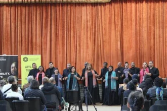 Cape Town Opera Chorus team while performing