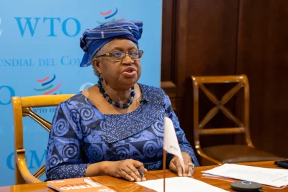 WTO Director General – Ngozi Okonjo Iweala while addressing opening plenary (OP) session at the 4th Finance for Development Conference in Seville