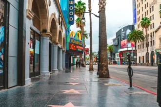 The Hollywood Walk of Fame Stars in Los Angeles