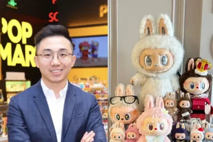 CEO Wang Ning of Pop Mart and creator of Labubu Doll