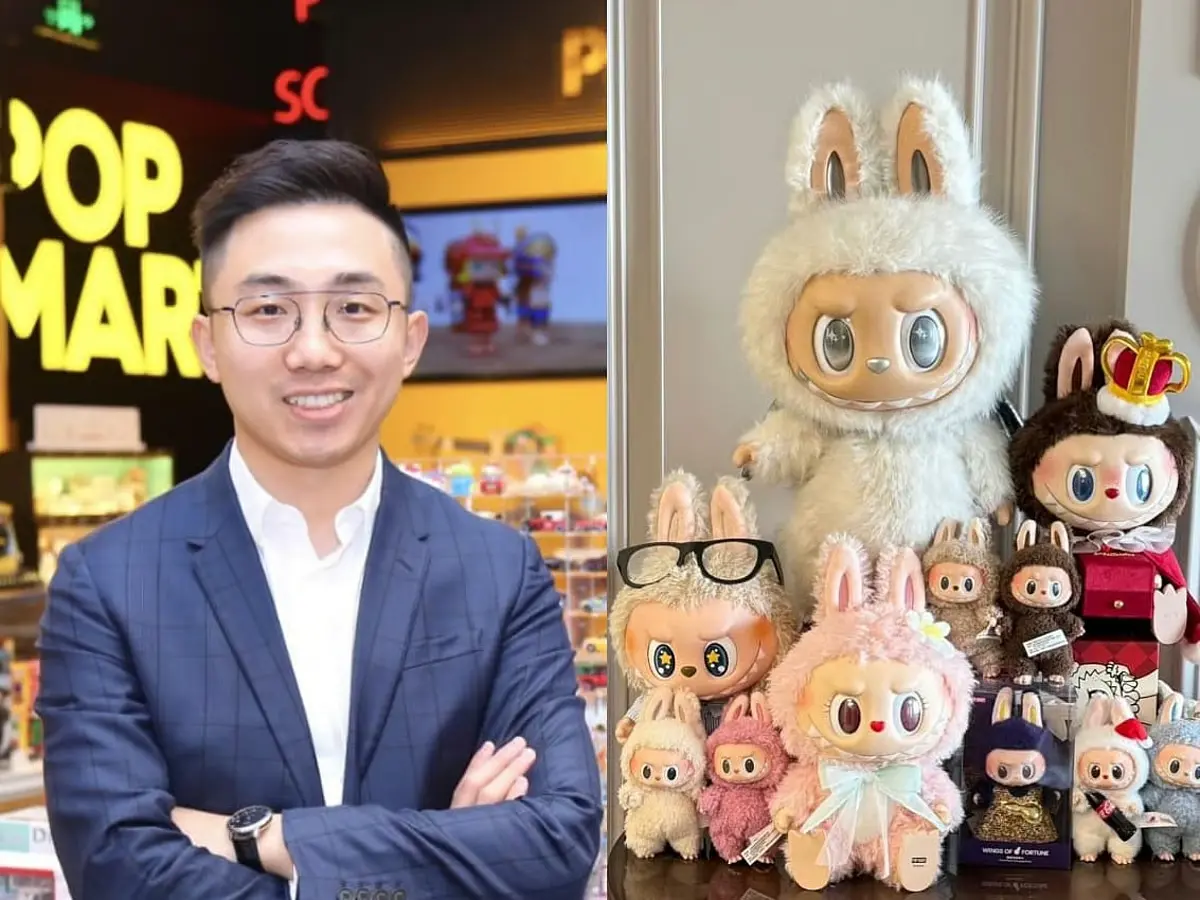 CEO Wang Ning of Pop Mart and creator of Labubu Doll