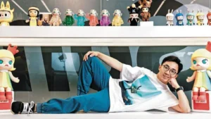 CEO Wang Ning of Pop Mart and creator of Labubu Doll