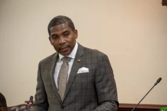Prime Minister Dr. Terrance Drew at St. Kitts and Nevis National Assembly
