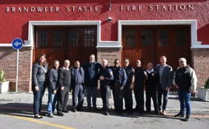 Mayor Geordin Hill-Lewis and Alderman JP Smith visited the Sea Point Fire Station to survey the recent upgrades in Cape Town