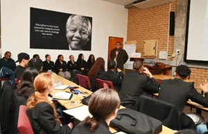 Junior City Council at Faure Water Treatment Plant, Cape Town