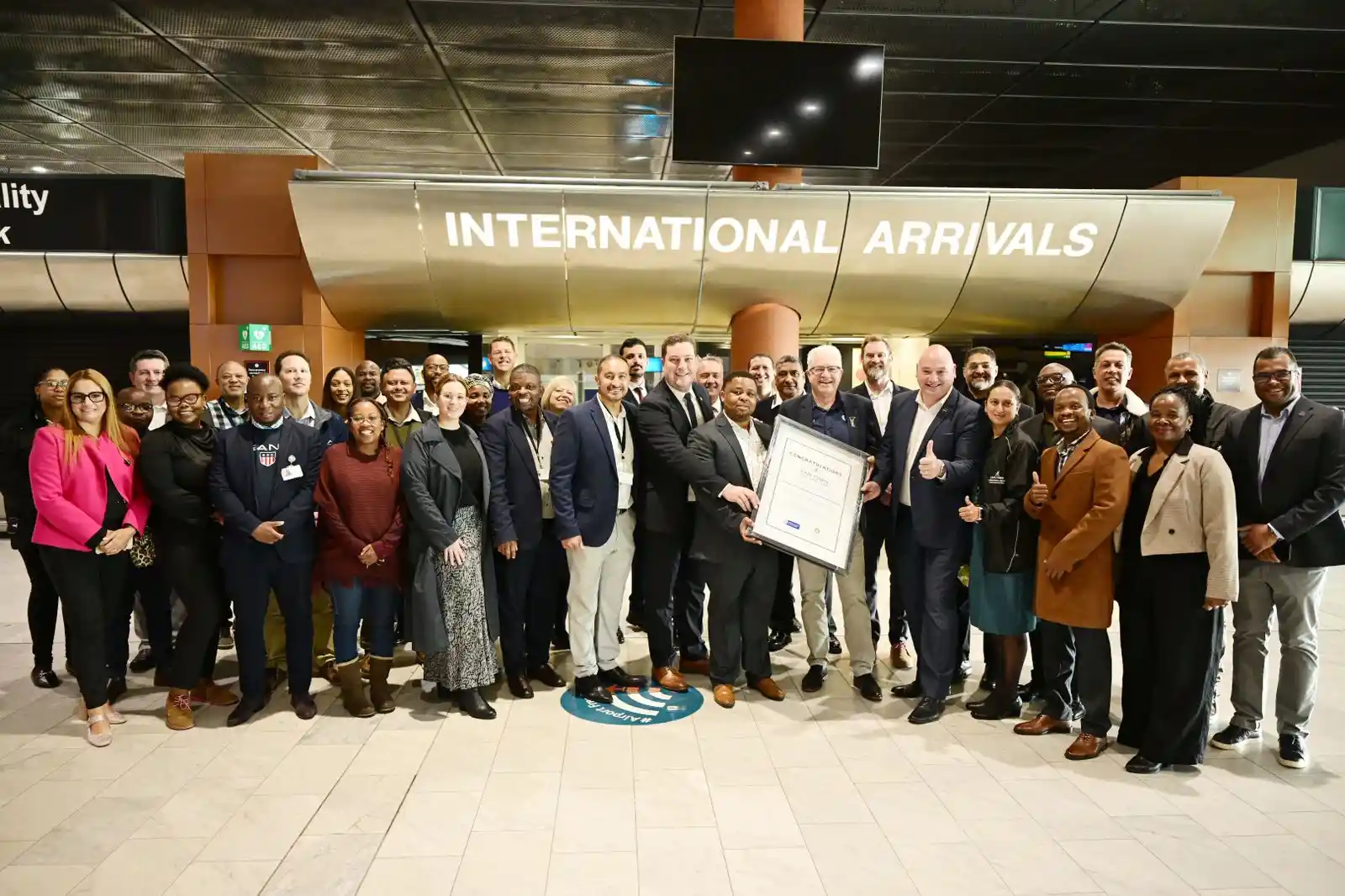 Capetonians celebrating achievements at CTIA, Cape Town