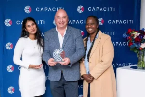 Alderman James Vos at success party of CAPACITI Skills Programme, Cape Town 