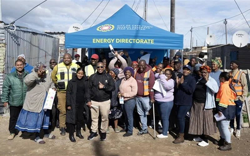 Greenfield residents, who received benefits of Cape Town Electrification Project