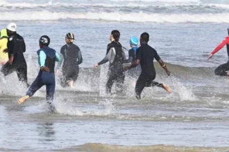 Participants during Seasonal Lifeguard Assessment Programme in Cape Town