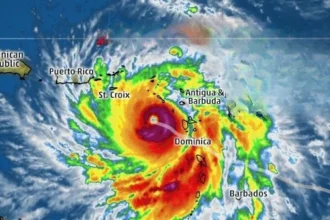 Representative image of Orange Alert issued by Dominica Marine Advisory