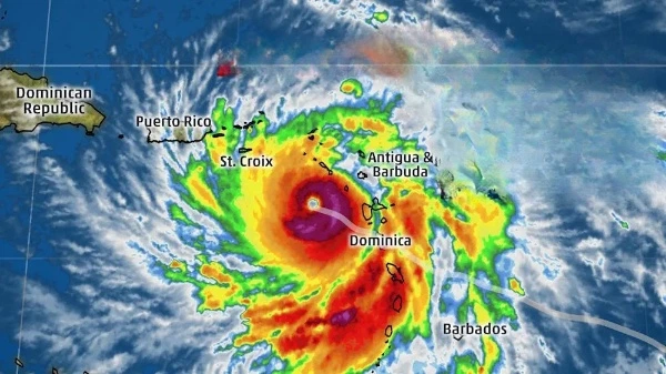 Representative image of Orange Alert issued by Dominica Marine Advisory
