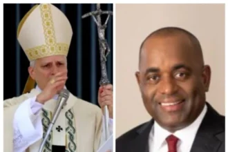 Prime Minister Roosevelt Skerrit met with Pope Leo XIV in Italy