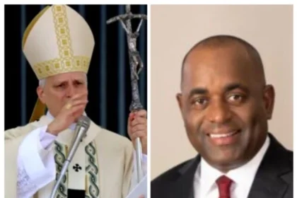 Prime Minister Roosevelt Skerrit met with Pope Leo XIV in Italy
