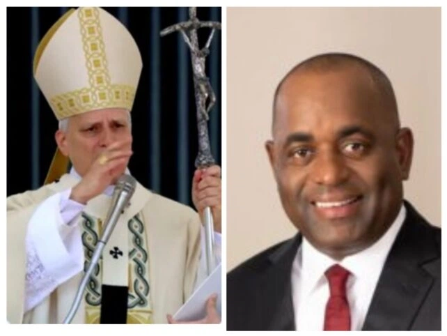 Prime Minister Roosevelt Skerrit met with Pope Leo XIV in Italy