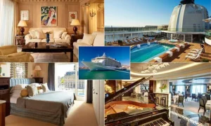 MS The World, cruise ship arrive at Cape Town port
