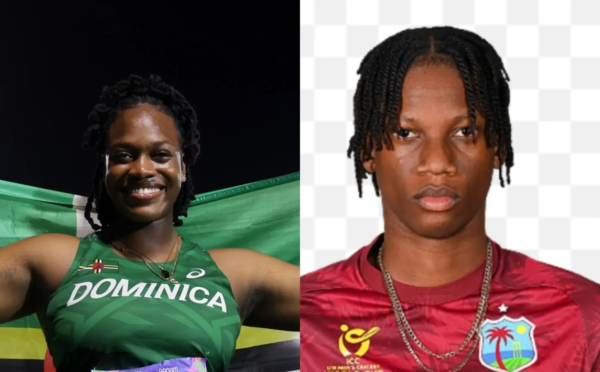 Treneese Hamilton and Stephan Pascal are new Sports Ambassador of Dominica