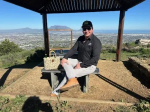 Alderman James Vos at Tygerberg Nature Reserve during Tourism Month in Cape Town