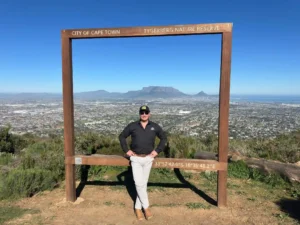 Alderman James Vos at Tygerberg Nature Reserve during Tourism Month in Cape Town