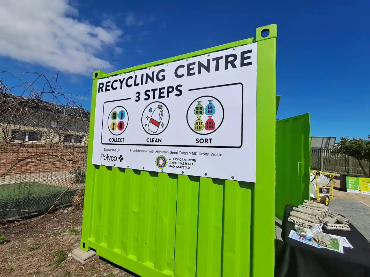 Recycling pilot project, Cape Town
