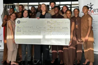 Councillor Francine Higham while extending Grant-In-Aid (GIA) to the cultural team, Cape Town