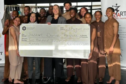 Councillor Francine Higham while extending Grant-In-Aid (GIA) to the cultural team, Cape Town