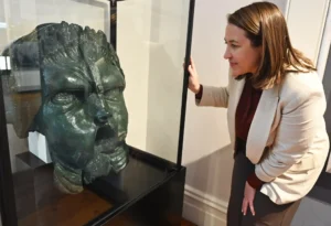 Councillor Francine Higham at The Attic Exhibition, Cape Town