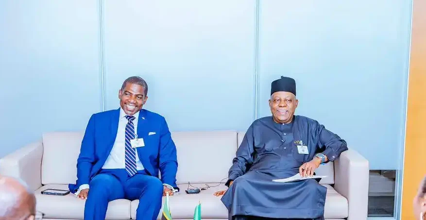 PM Terrance Drew with Vice President of Nigeria