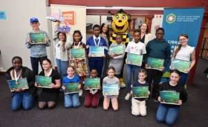 Winners of the Writing Competition hosted for young authors at Central Library, Cape Town