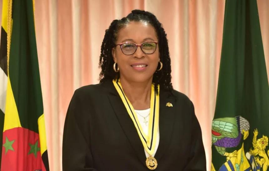 Dominica President at UNGA, in New York