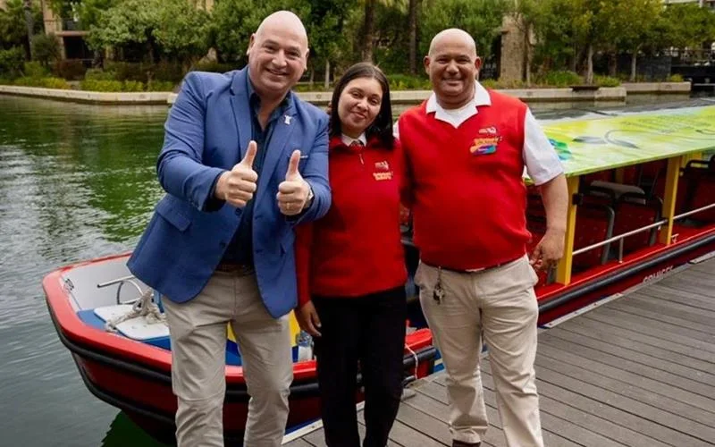 Alderman James Vos while celebrating Tourism Day in Cape Town