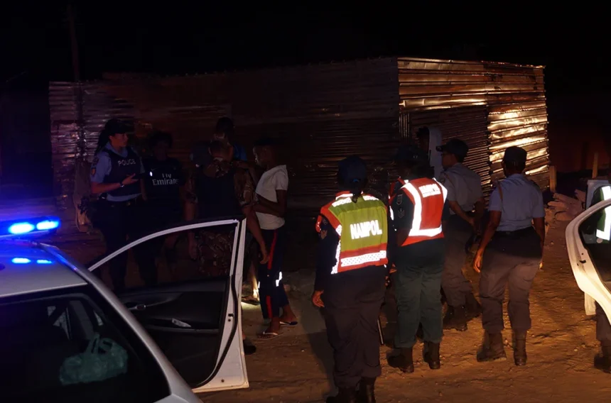 Representative image of Namibia police at the crime scene