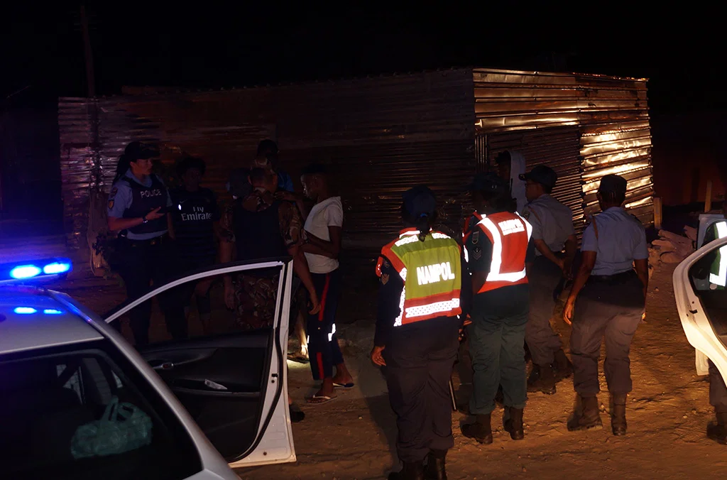 Representative image of Namibia police at the crime scene