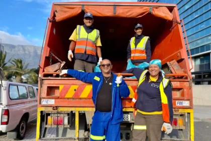 City of Cape Town team managing waste