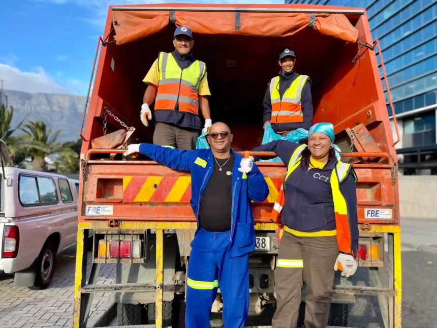 City of Cape Town team managing waste