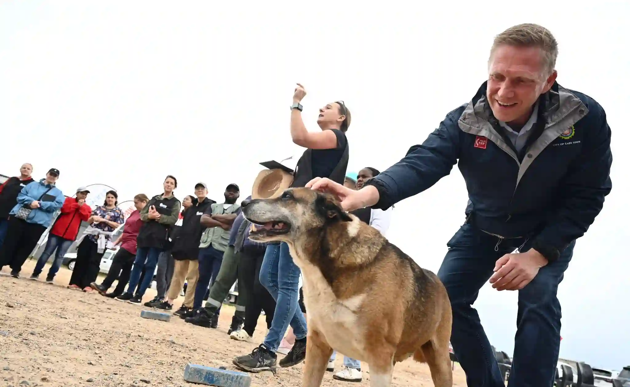 Alderman JP Smith during Domestic Animal Survey in Cape Town