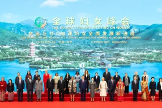 Dominica President Sylvanie Burton at Global Leaders' Meeting in Beijing, China