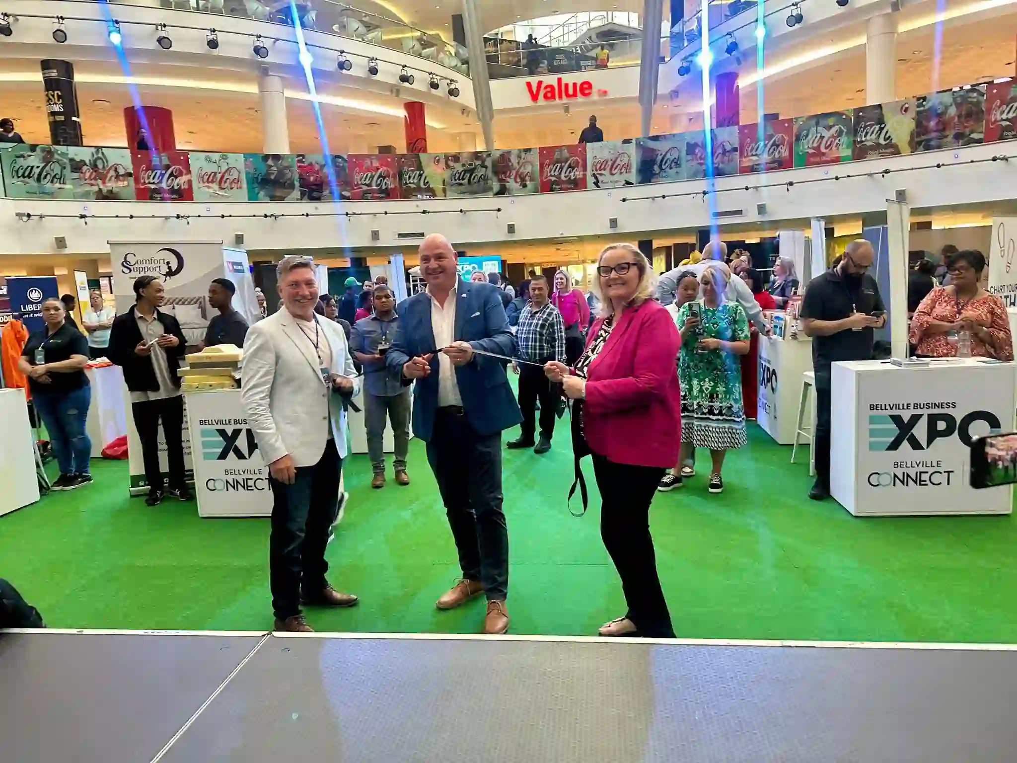 Alderman James Vos at Bellville Business Expo, Cape Town