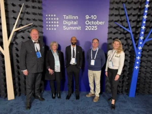 Cape Town Alderman Theresa Uys at Tallinn Digital Summit in Estonia