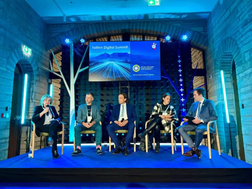 Cape Town Alderman Theresa Uys at Tallinn Digital Summit in Estonia